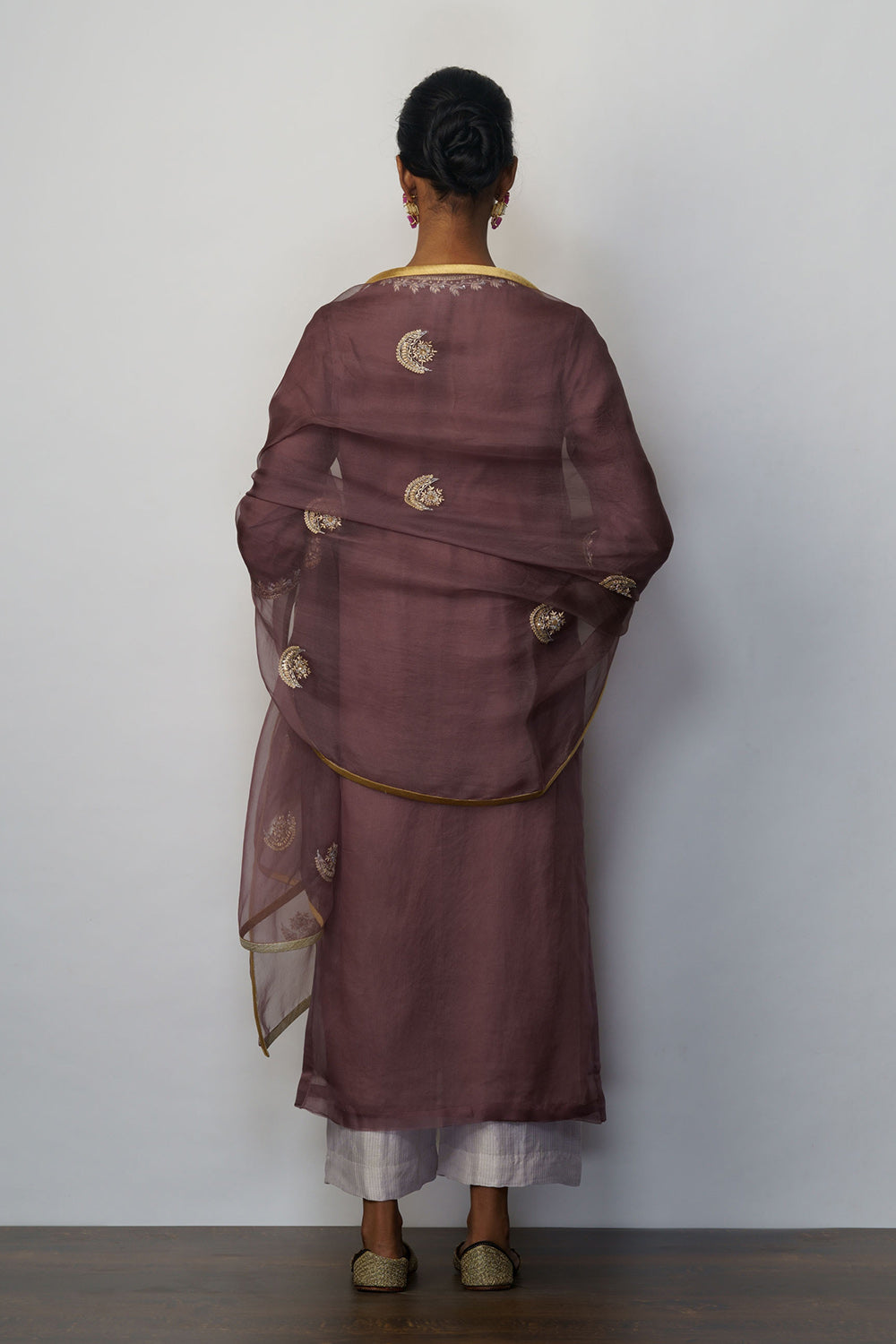 Kurta kora falsa hand embroidered - image 4