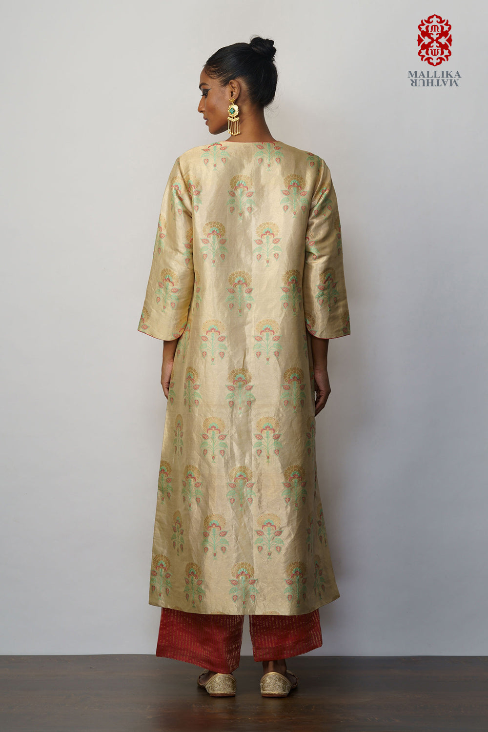 Kurta gold latifa buti