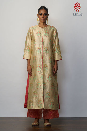 Kurta gold latifa buti