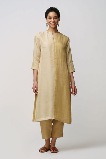 Zar' tunic gold tissue