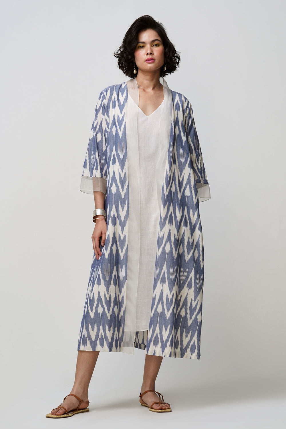 Akira' shrug ikat cotton - image 2
