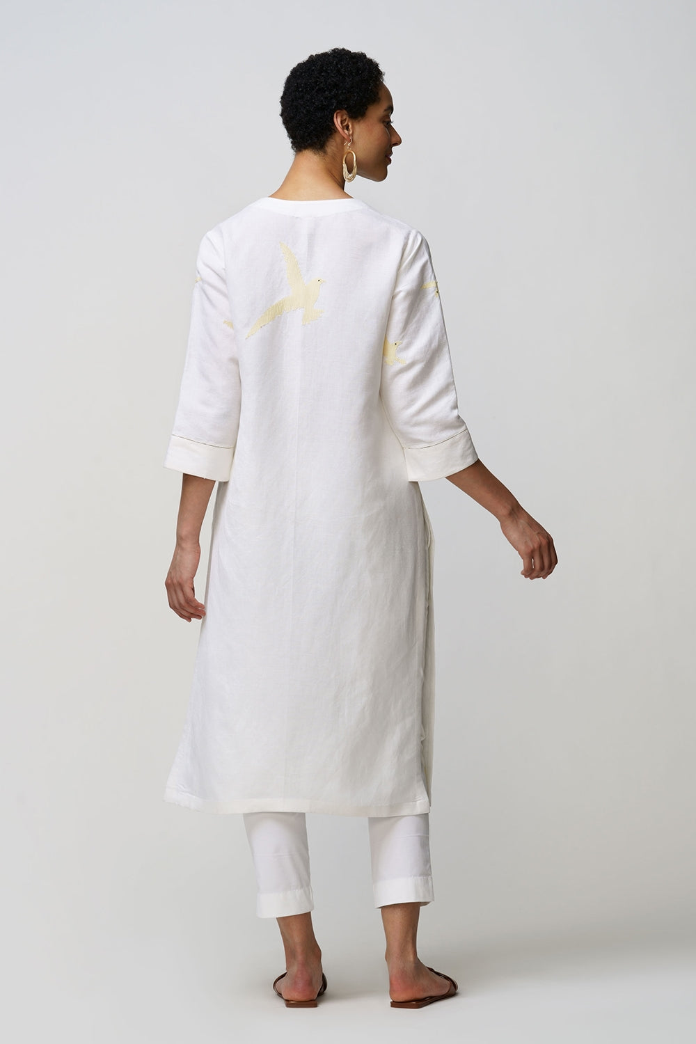 Parinda' tunic sea gulls applique - image 3