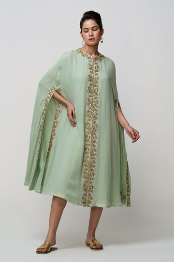 Xenia' georgette mantle aquamarine