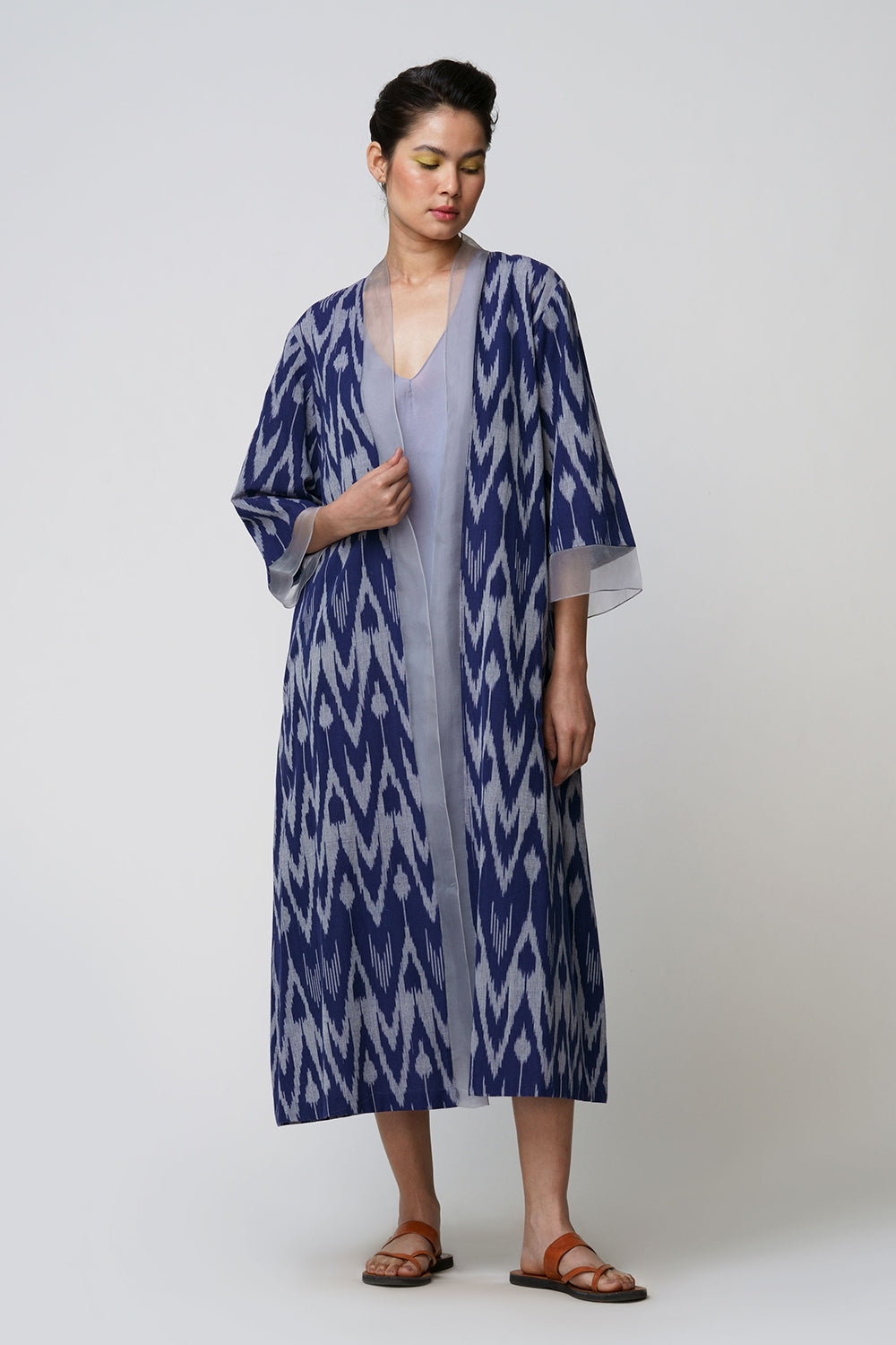 Akira' shrug ikat cotton