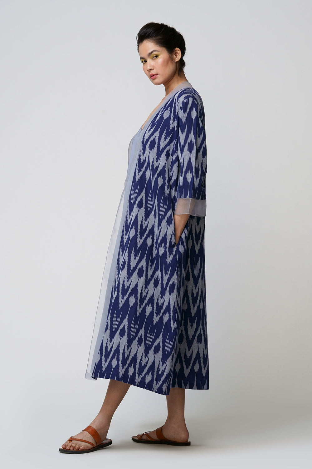 Akira' shrug ikat cotton - image 3