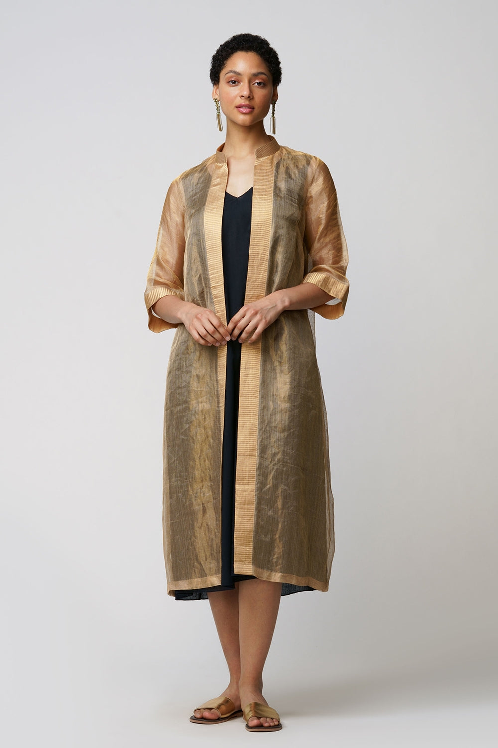 Zar' shrug tissue gold - image 3