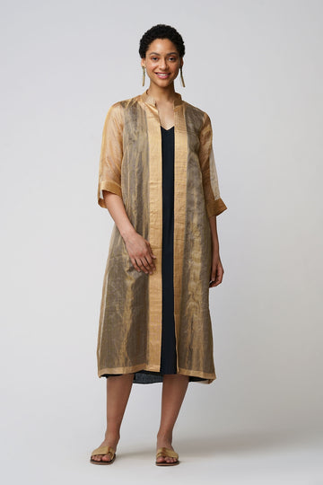 Zar' shrug tissue gold