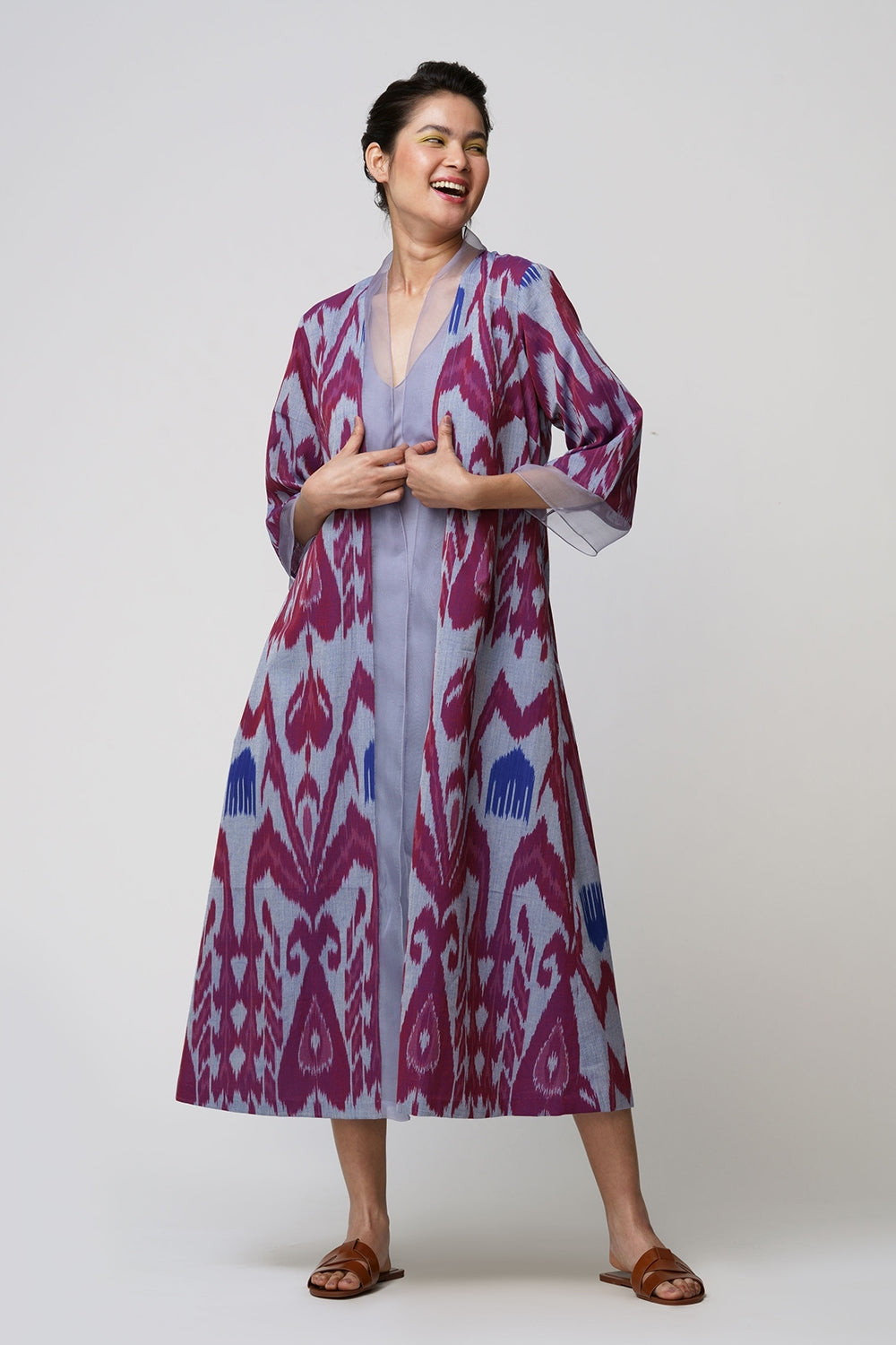 Akira' shrug ikat cotton - image 3