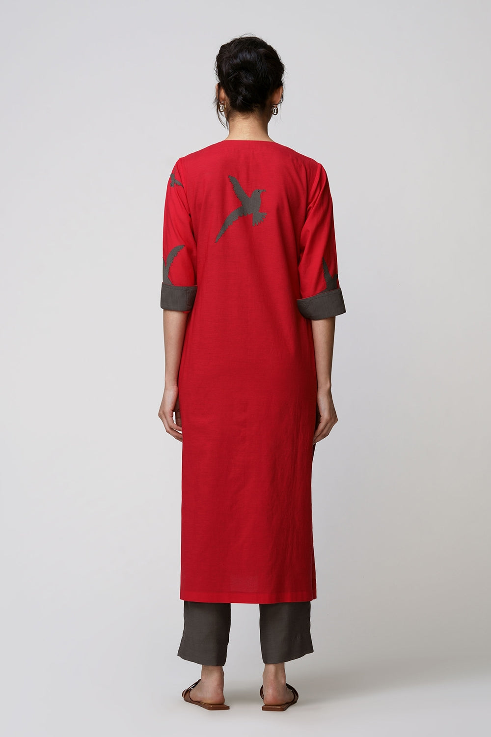Parinda' tunic sea gulls applique - image 3