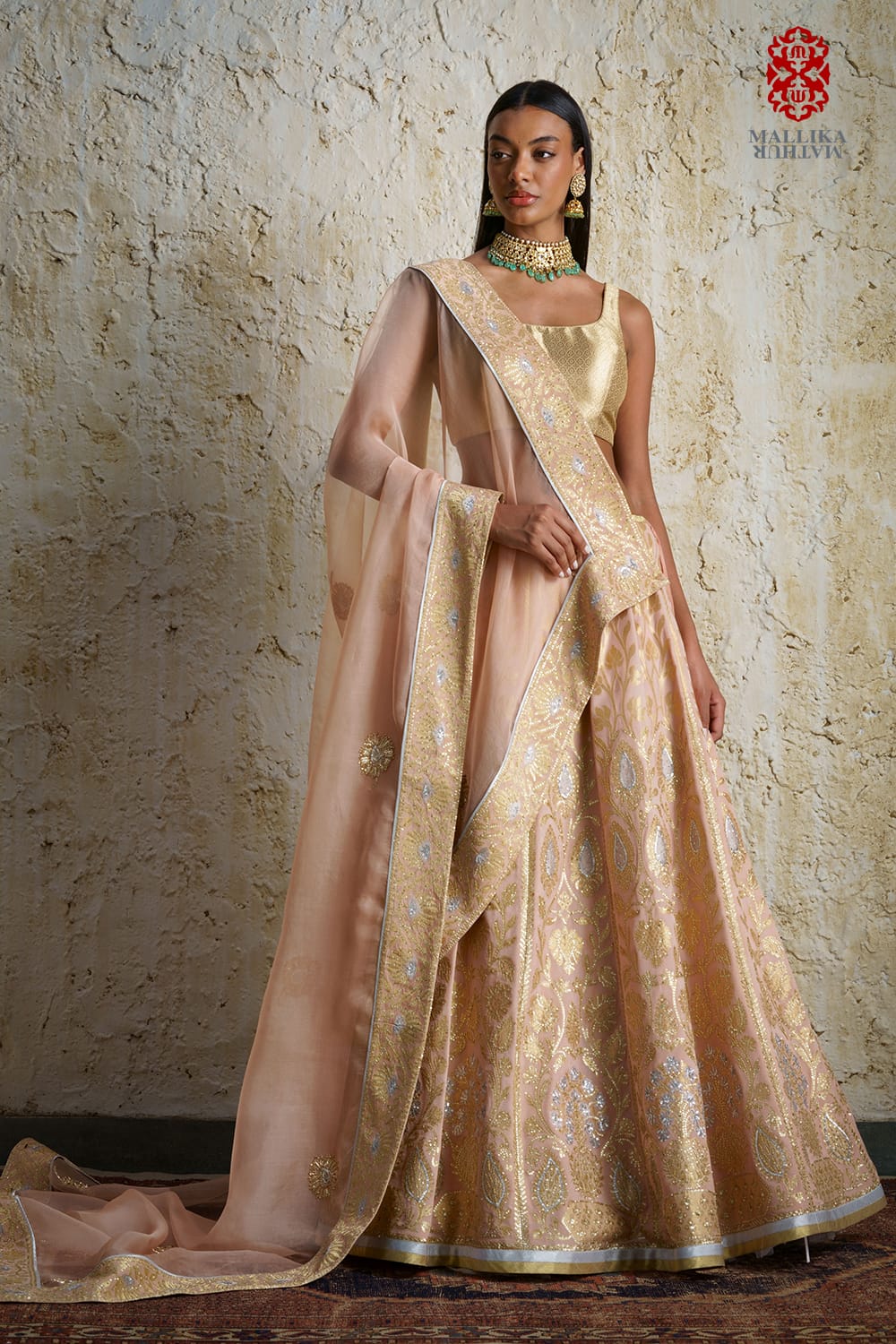 ‘Mehak’ silk georgette lehenga