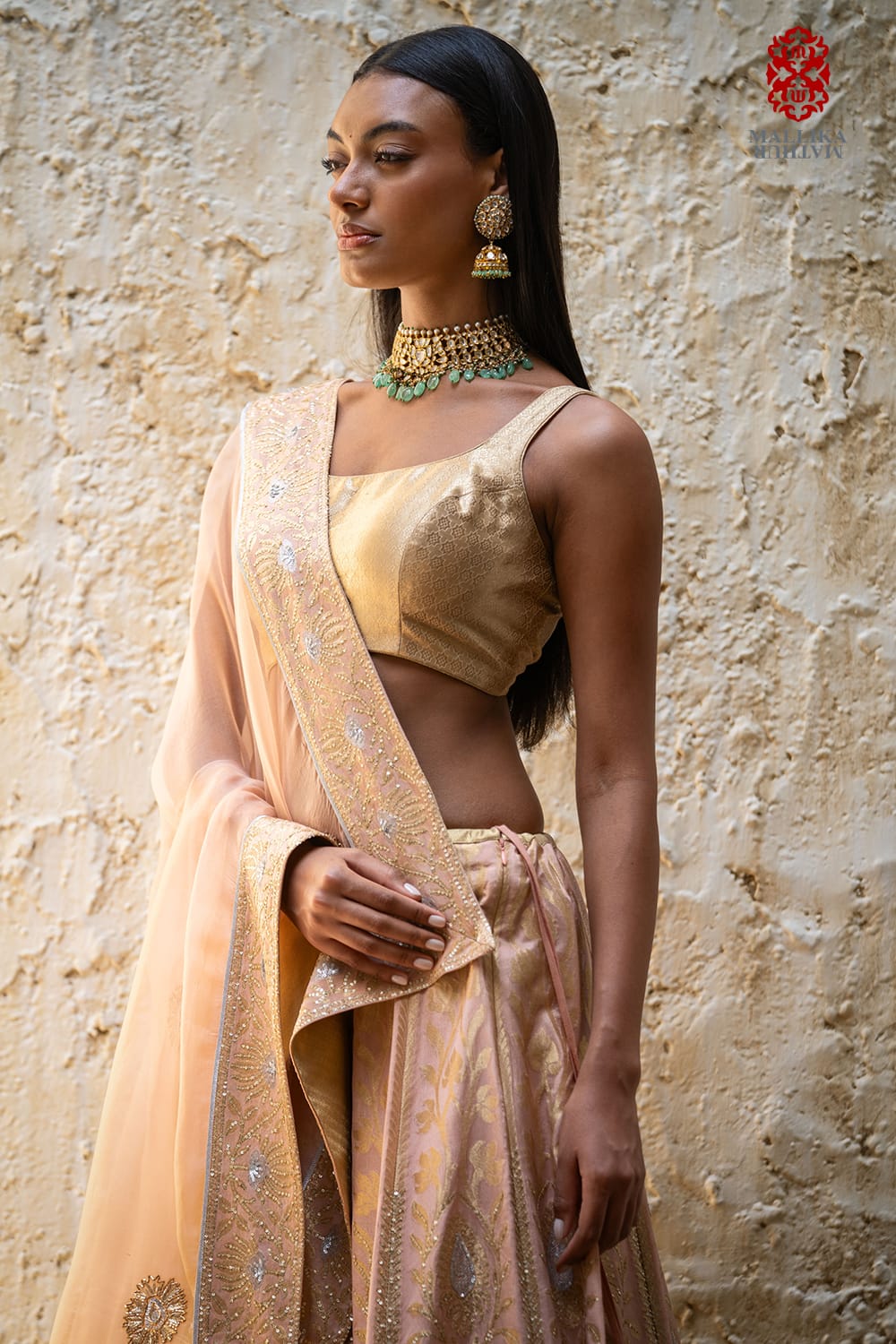 ‘Mehak’ silk georgette lehenga