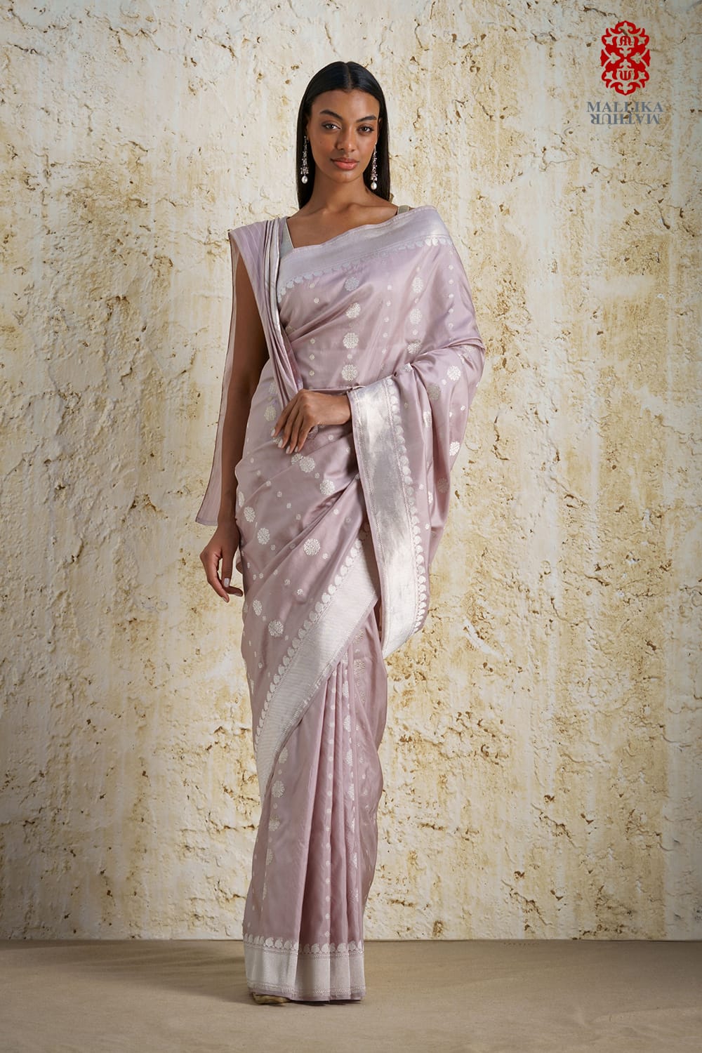 ‘Chunari buti’ Katan silk Banarasi sari - image 5