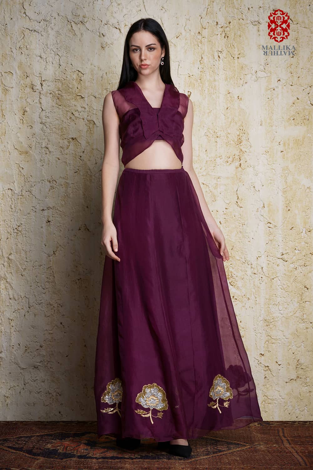 'AMORA’ kora silk skirt - image 2