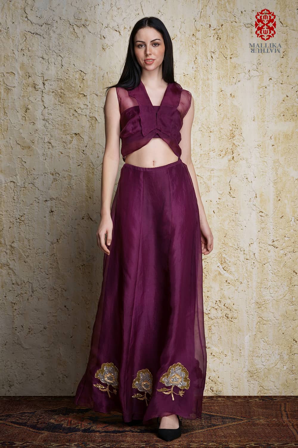 'AMORA’ kora silk skirt - image 4