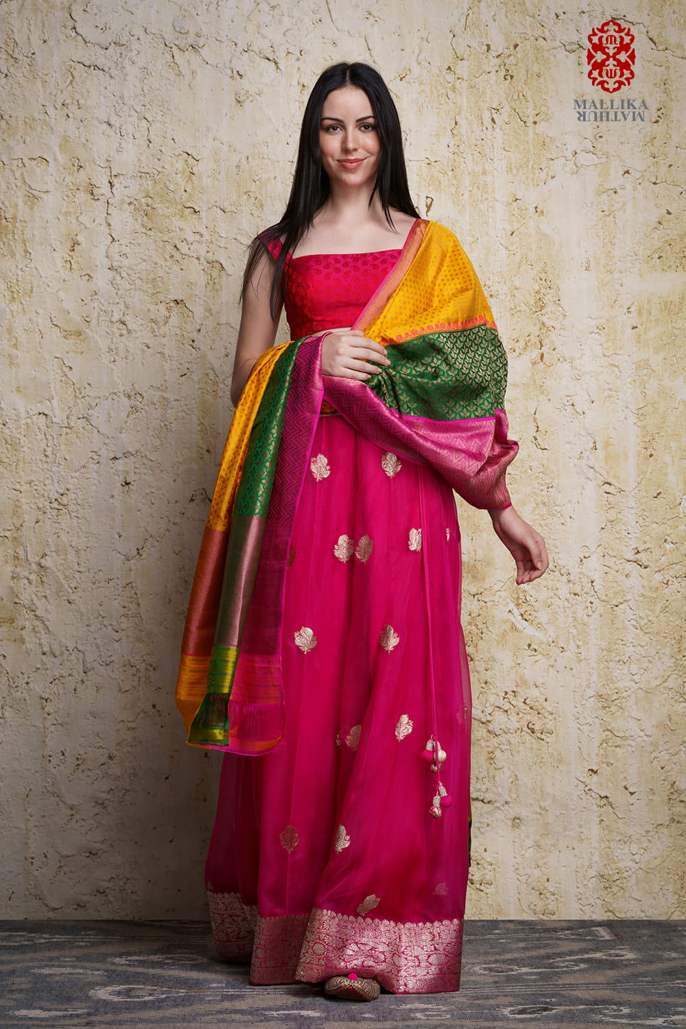 'Ashrafi' Dupatta silk rangkat