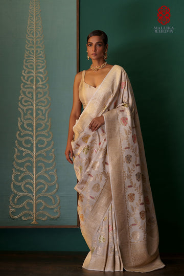 ‘Rang badal meena’ munga silk sari