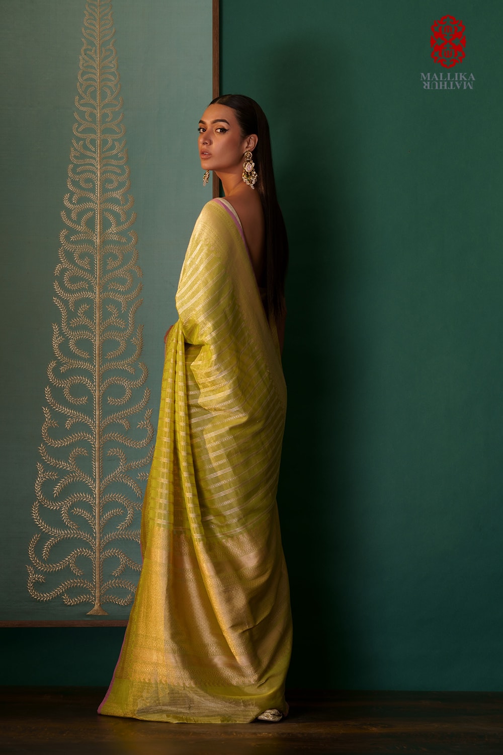 ‘Hariyali zaridhar’ kora silk Benarasi sari - image 4