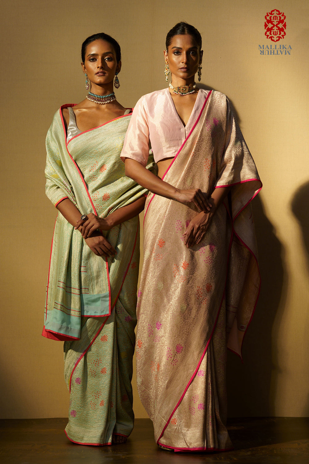 Saree georgette shikarga aqua multi mina - image 2