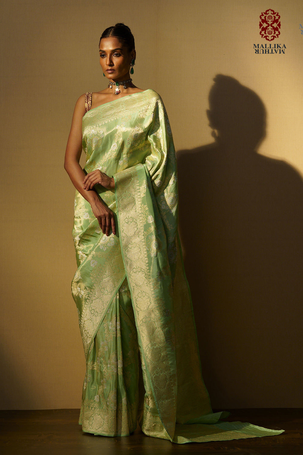 'Shikargah' blouse wine sleevless - image 2