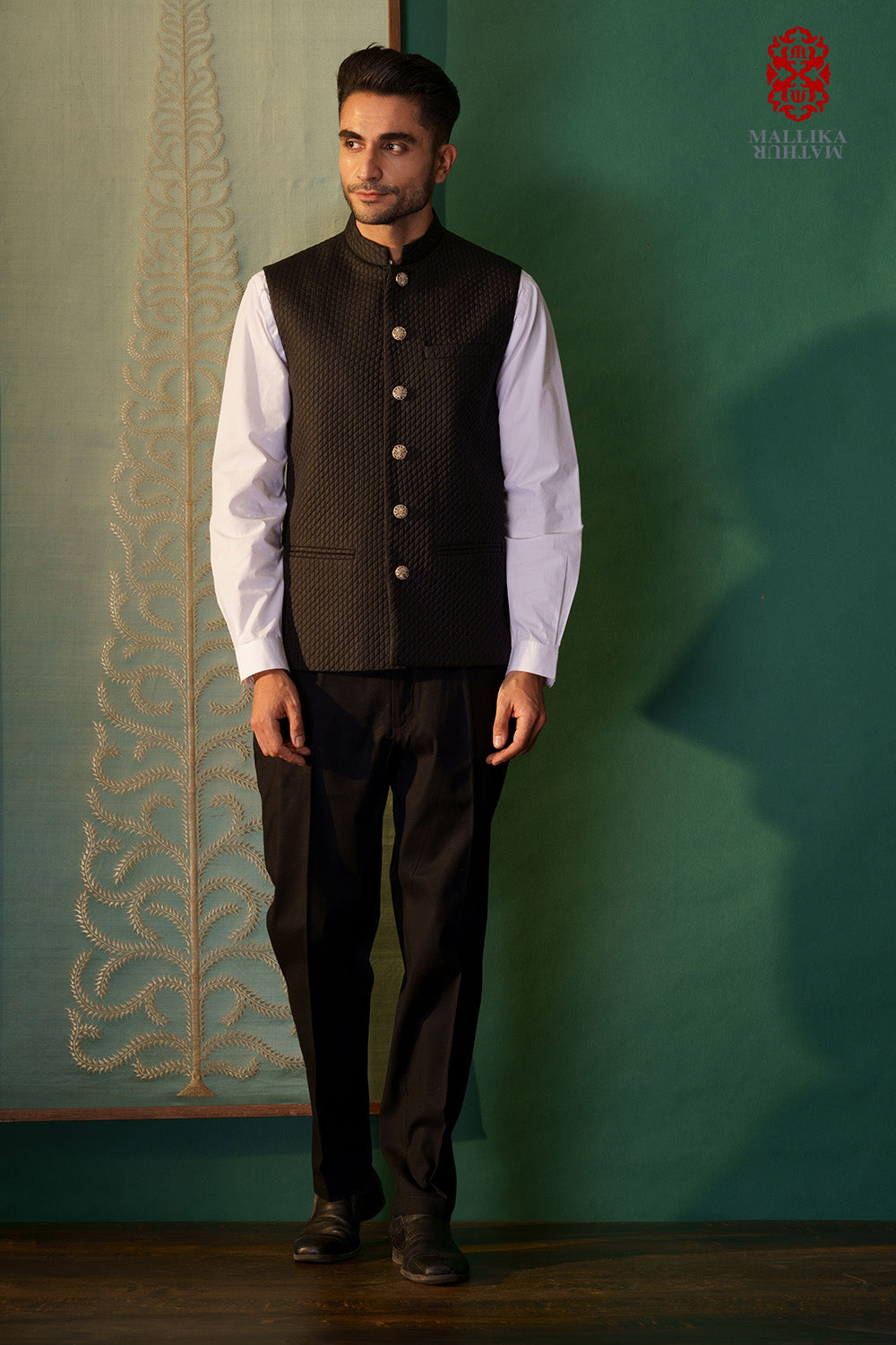 'Barfi' men's waistcoat