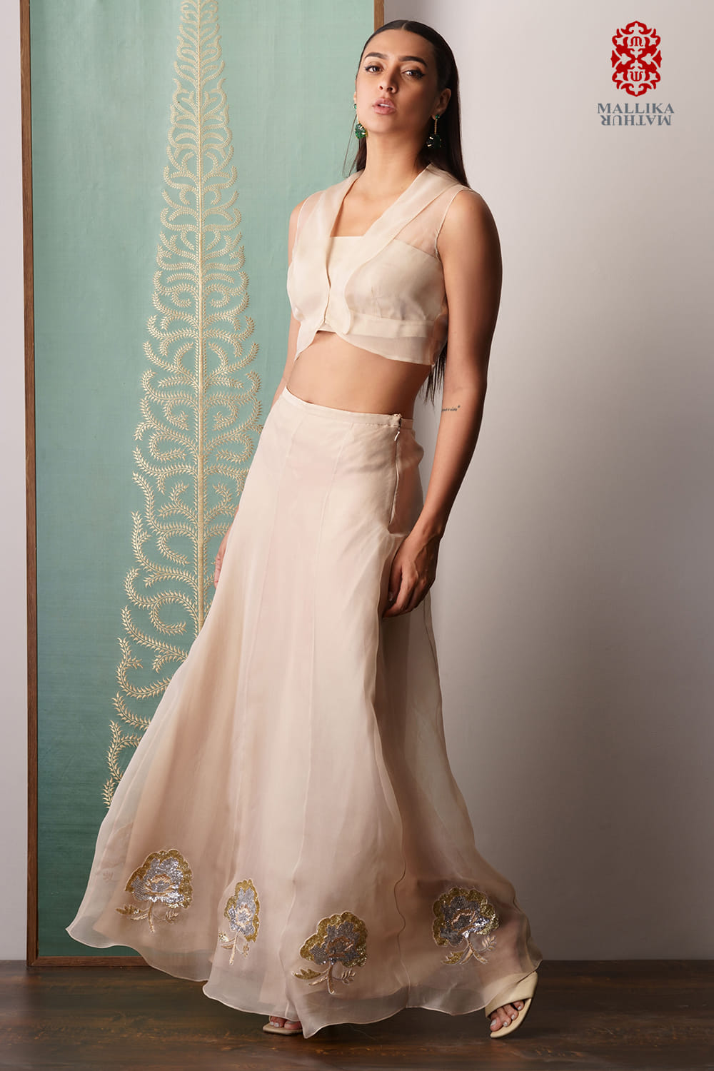 'Amora' kora silk skirt - image 4