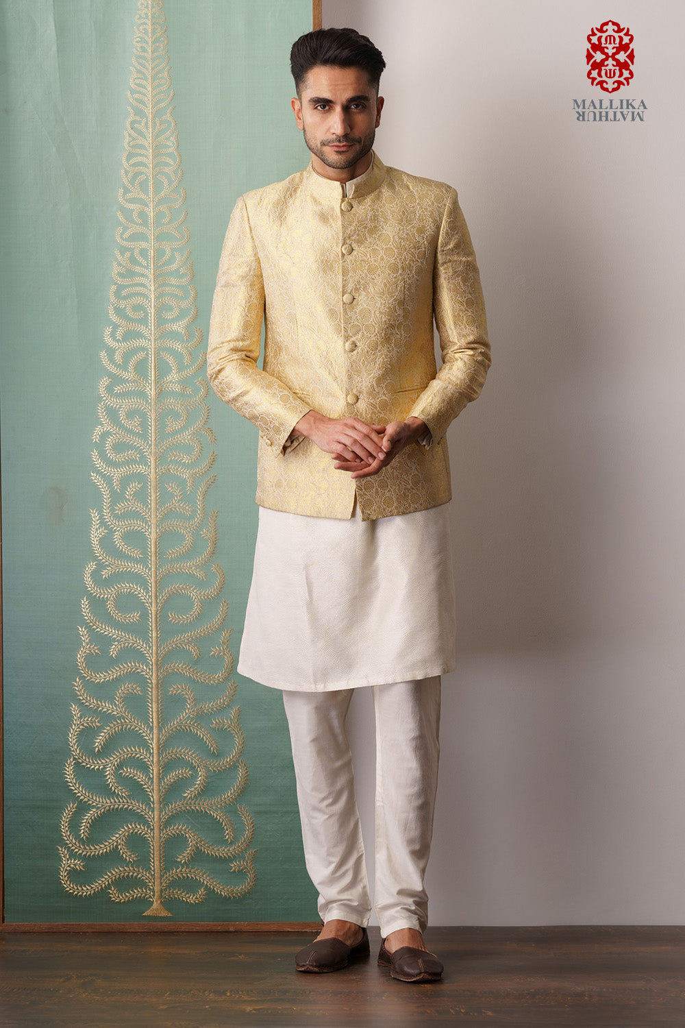 'Shikargah' men's Bandhgala