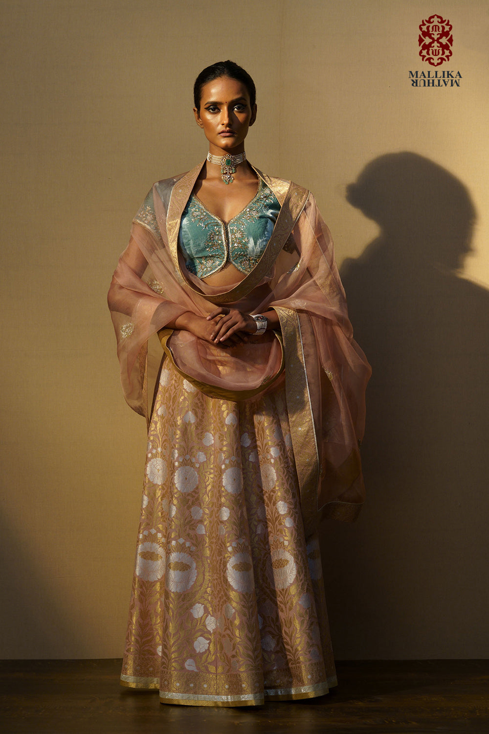 Koti velvet firoza embroidered - image 3
