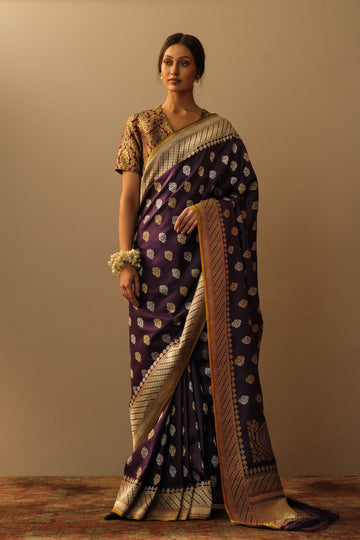 Latifa and koniya buti saree