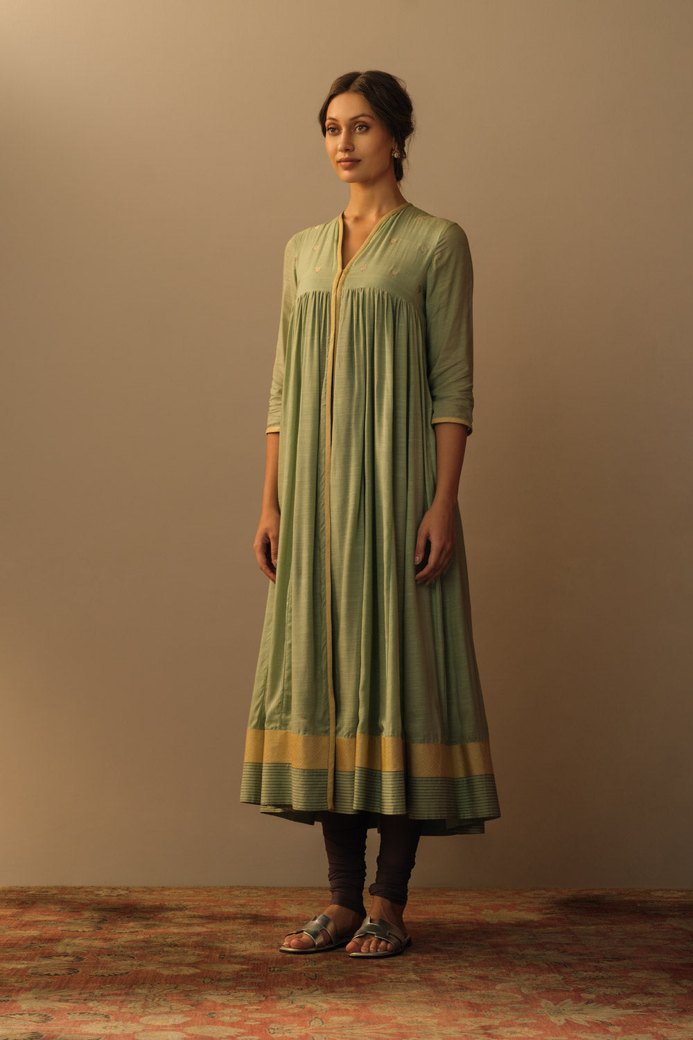 Sufi anarkali aquamarine - image 2