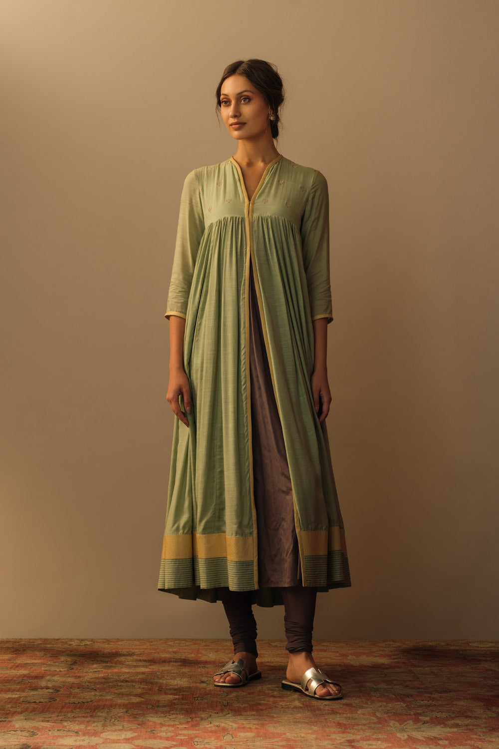 Sufi anarkali aquamarine - image 3