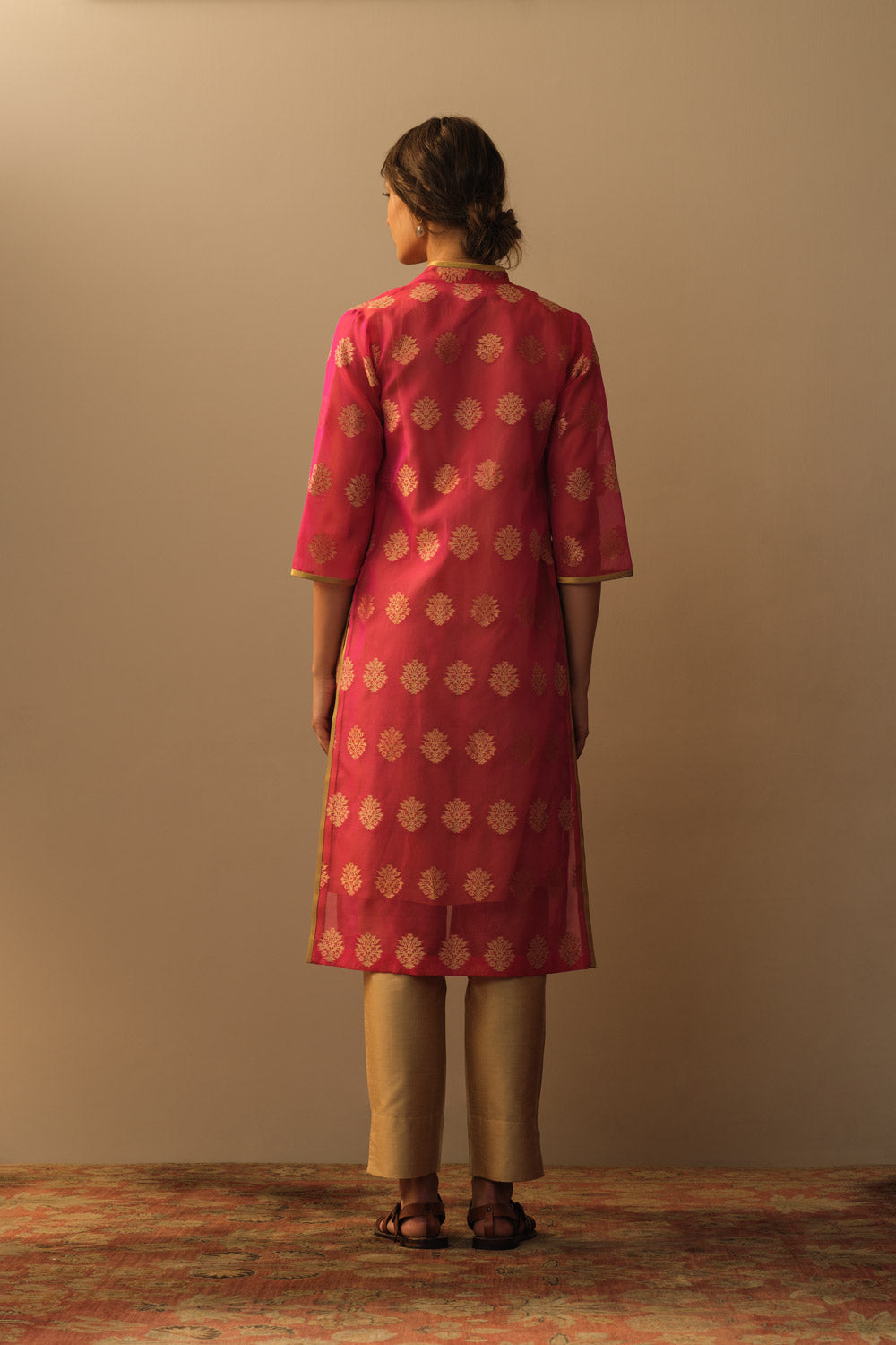 Kora kimono jacket coral - image 2
