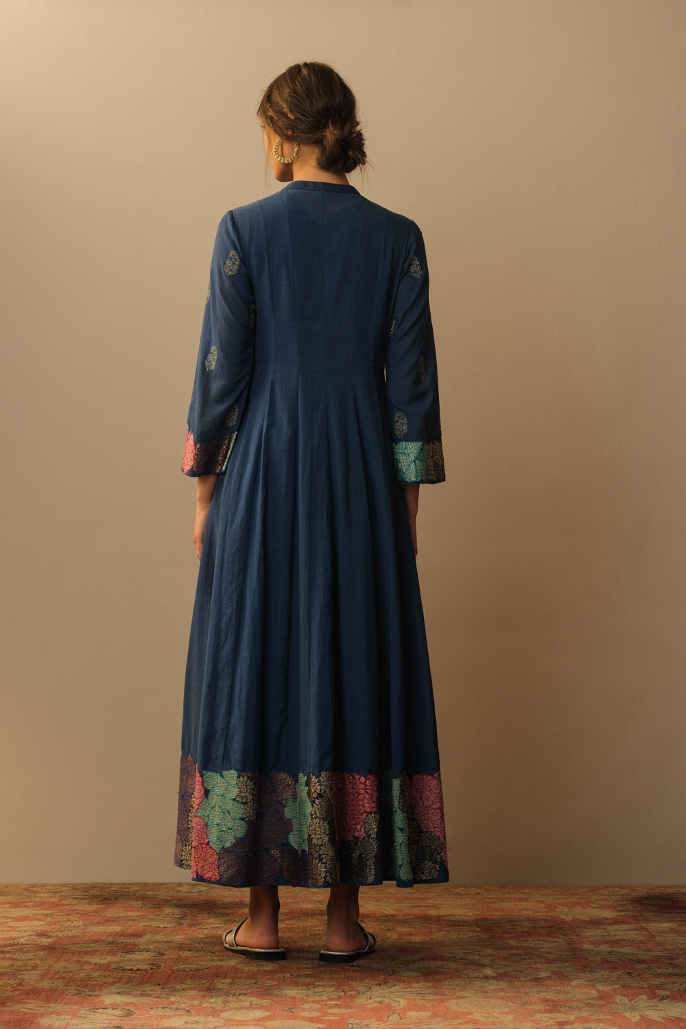 'Shabnam' applique embroidered anarkali - image 3