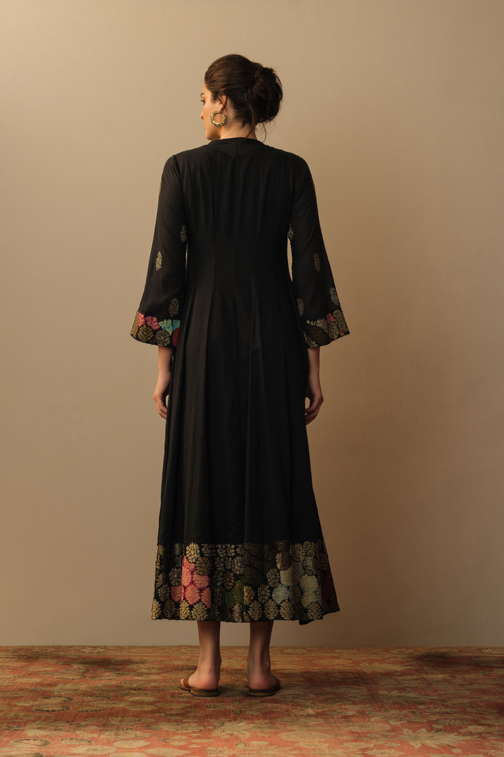 'Shabnam' applique embroidered anarkali - image 2
