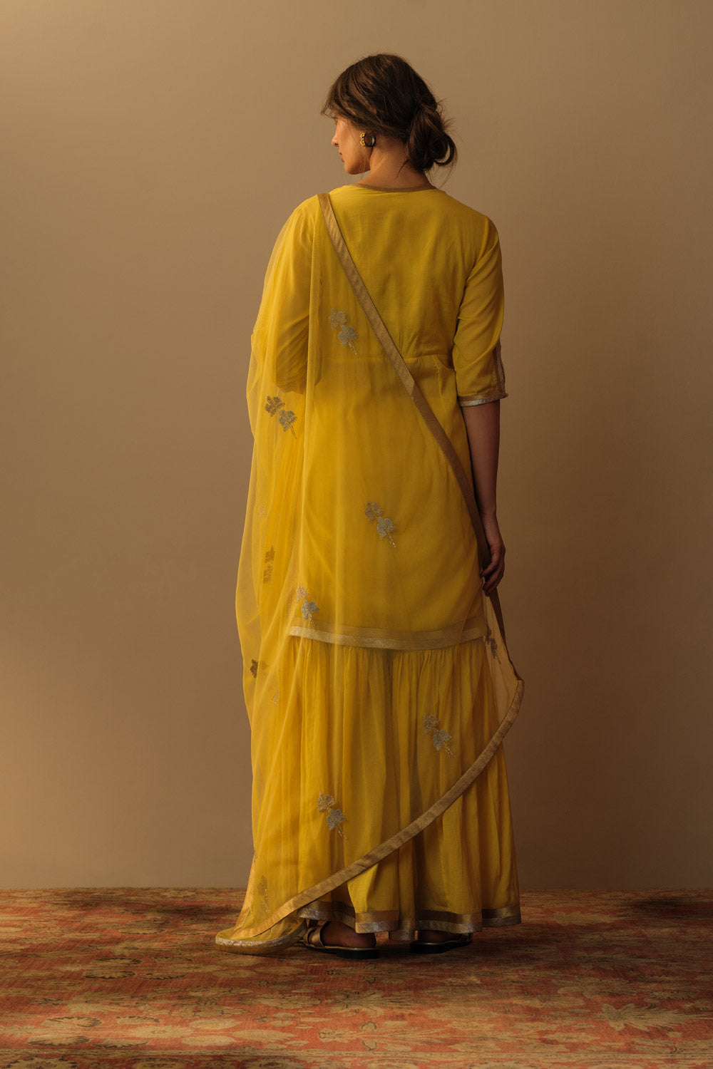 'Zard' gharara set